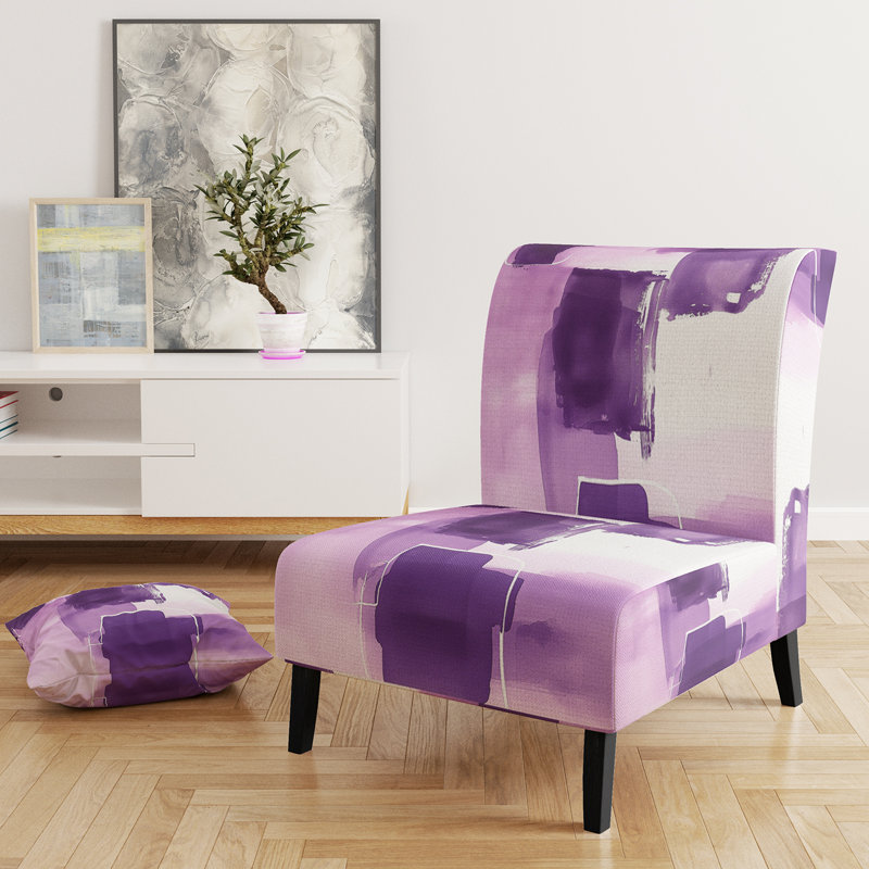 Glam Dancing Shape I - Upholstered Modern Accent Slipper Chair, Green Velvet