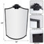 Miroir d'appoint mural Lindon-904699370-904699371