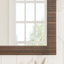 Miroir rectangulaire en bois de chêne gris 42 "x 32" Eviva Reflection-1751114147-1750878158
