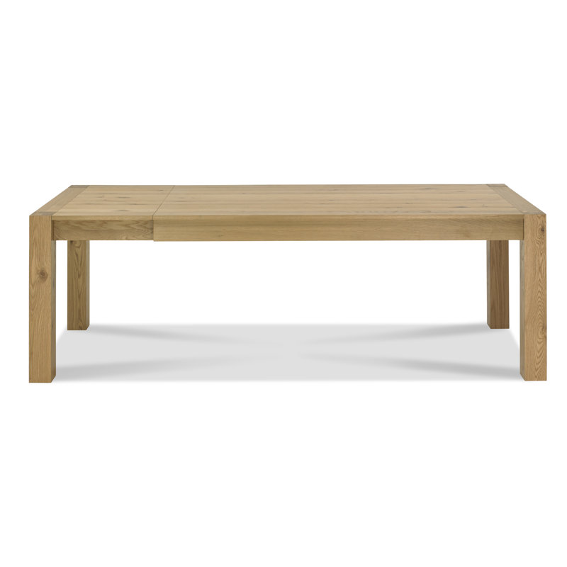 Caserta Extendable Oak Dining Table, Light Oak, 75cm H x 185cm W x 90cm D