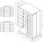 102.5cm H Media Cabinet-7300102