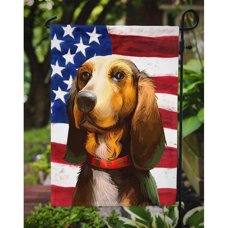 Polyester à 2 côtés 15 x 11 po drapeau de jardin, Broholmer