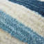 Tapis rayé bleu Newell-19475964