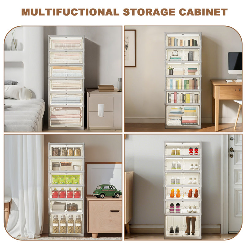 18 Pair Shoe Storage Cabinet