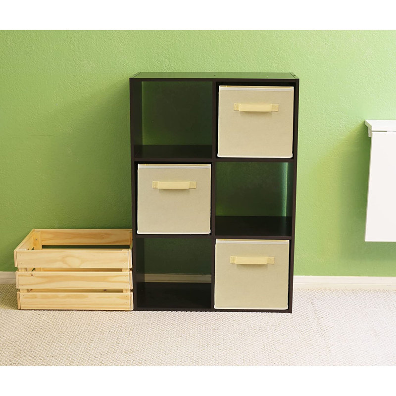 Ensemble de bacs de rangement en tissu, Beige