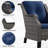 Anahit Outdoor Lounge Chair with Ottoman-163729165