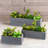 8.5'' Faux Succulent Plant in Wood Planter