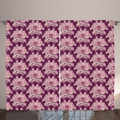 Semi Sheer Curtain Pair