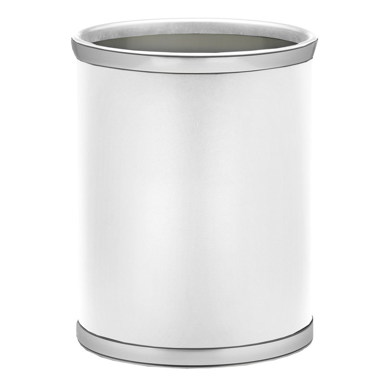 Corbeille pour déchets 3,25 gallons Dyson, Blanc / chrome brossé