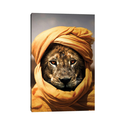 Lion II by Milos Karanovic - Wrapped Canvas Painting