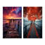 «Pier Twilight Retreat», 2 pièces sur toile-887244043-887244045