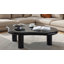 Table basse à assemblage simple avec repose-pieds réglables en laque l 50,5 po Consida-1568332318