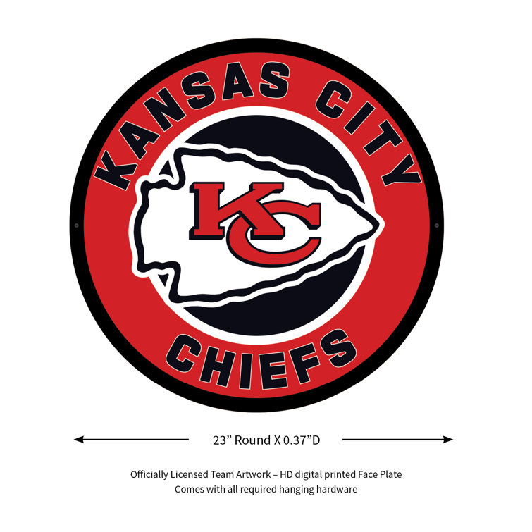 Officially Licensed NFL Kansas City Chiefs Fan Cave Sign