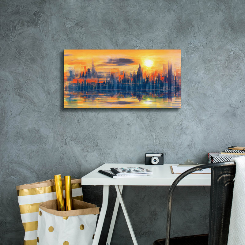 "Hazy Reflections" par Epic Graffiti Portfolio, H 12 po x l 24 po x P 0,75 po