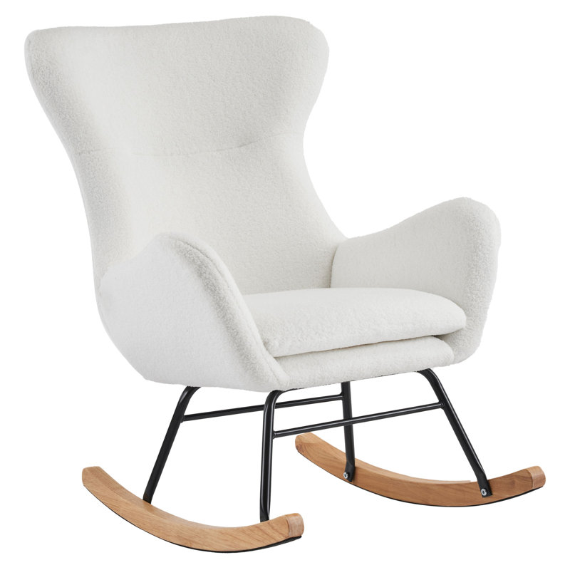 Caenas Rocking Chair, White