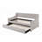 Lianna Fog Fabric Daybed with Trundle, Fully Padded for Comfort and Space Efficiency, Twin Size-2111906580