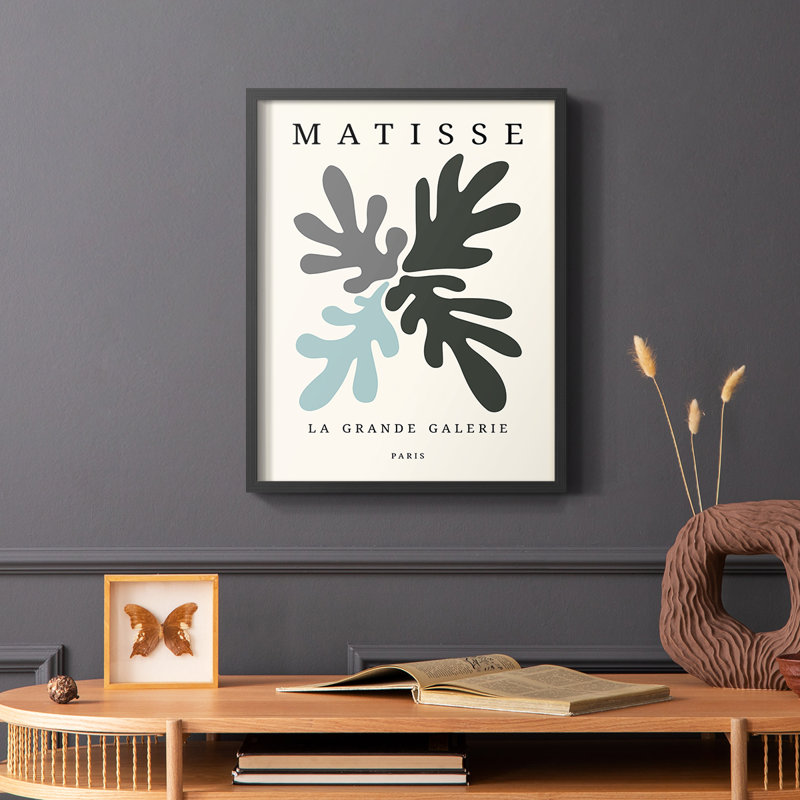 Impression encadrée Matisse, Noir, H 10 po x l 8 po