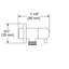 Handshower Outlet With Shutoff Valve-50354702