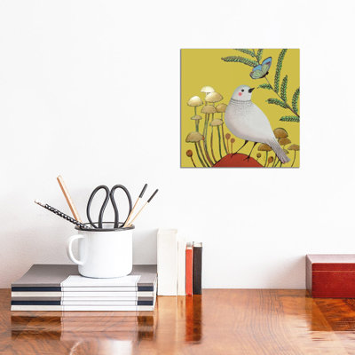 Le Petit Sentier Jaune Bebe by Sylvie Demers - Wrapped Canvas Print