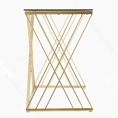 Bureau moderne avec plateau en verre