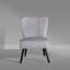 Caveney Upholstered Slipper Chair-2130670747