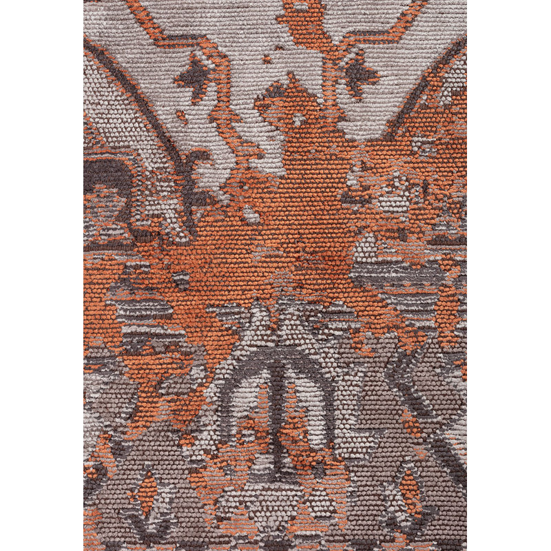 Hani Vintage Look Hand Loom Indoor / Outdoor Area Rug, Rectangle 5'3" x 7'6"