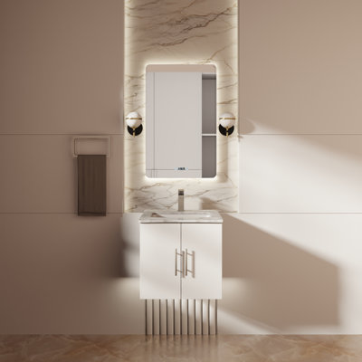 Meuble-lavabo simple l 24 po x P 22 po Geneva