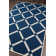 Tapis bleu marine / ivoire Yepez
