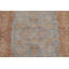 Tapis bleu en laine noué à la main de conception unique 3 pi 0 po x 4 pi 0 po New Age