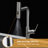 Waterfall Kitchen Faucet Stainless Steel Pull Down Swivel Kitchen Faucet with 4 Mode-108974107