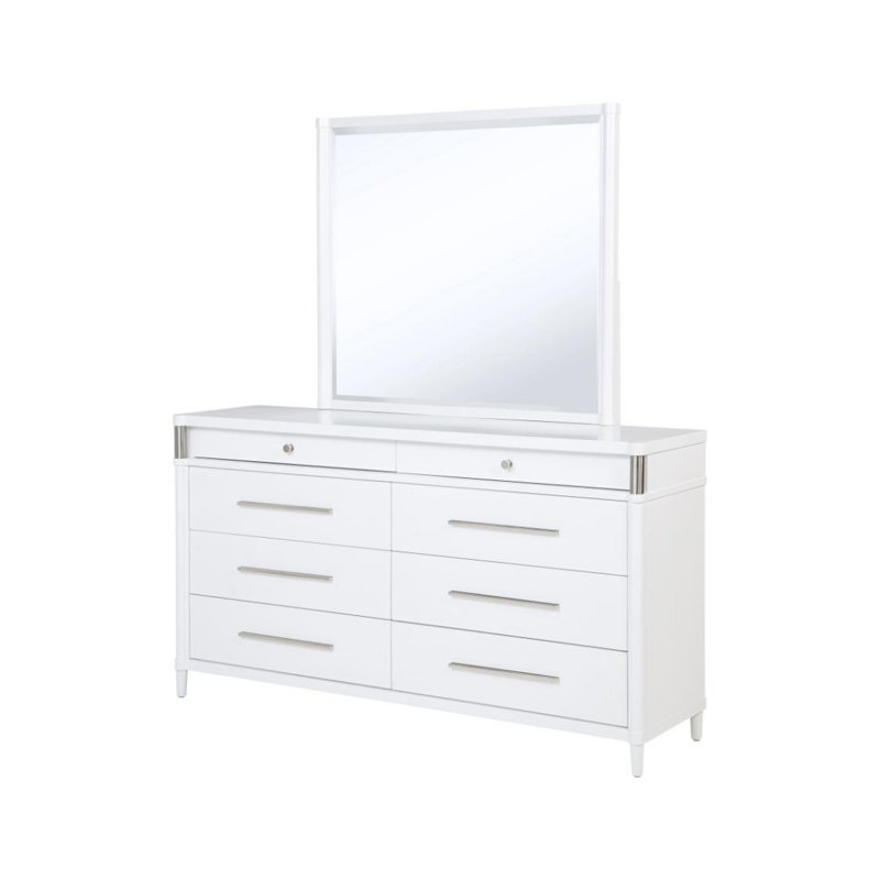 Commode 8 tiroirs avec miroir Buckley