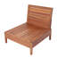 Chaise de patio avec coussins Baghavann