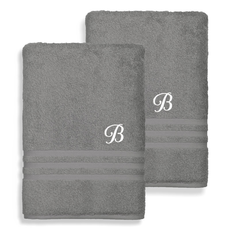 Denzi Midweight Bath Sheet, B, Dark Gray