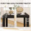 Table de bout petite table carrée, table basse moderne, 19,7 po-957412945