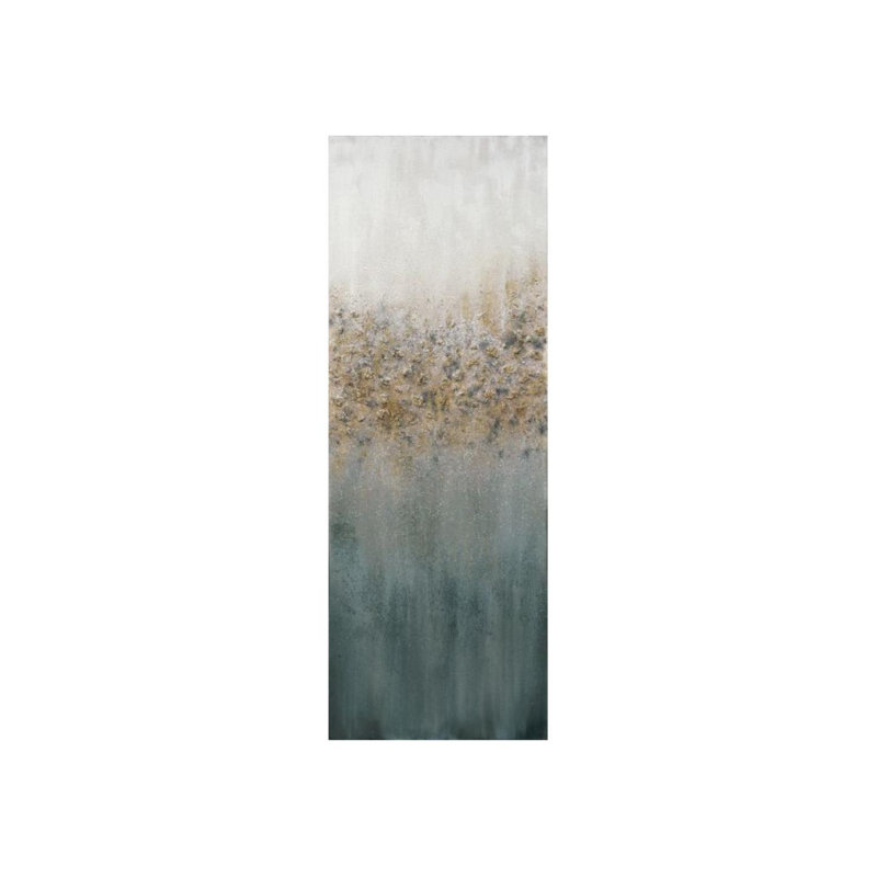 Emerald Drapery III Print by Beverly Fuller, Glass Coat