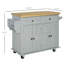 Îlot de cuisine sur roulettes (tabouret non inclus)-997578231