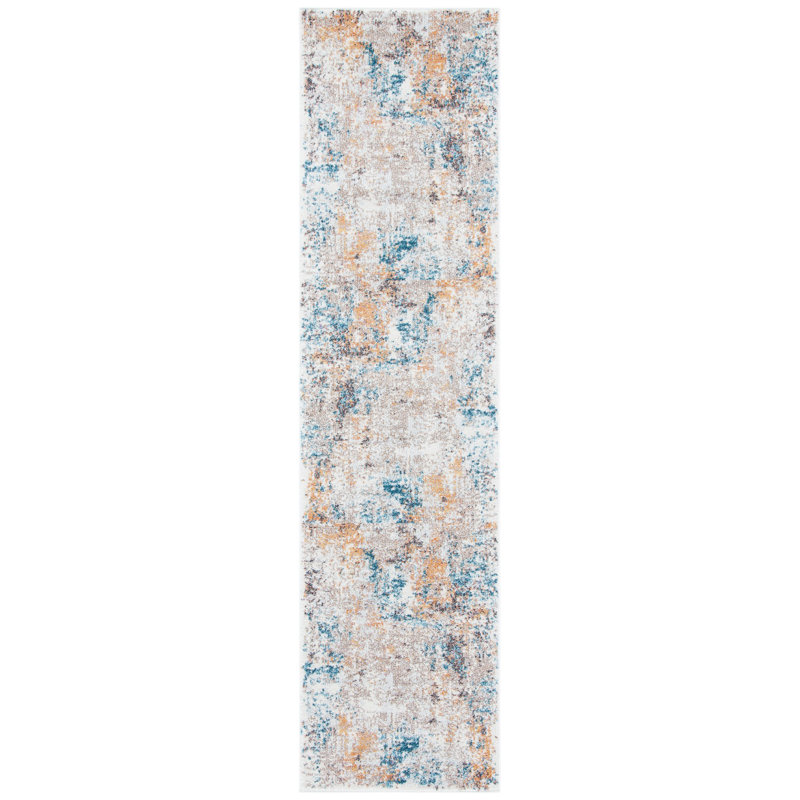 Crystal Performance Abstract Rug, Runner 2'2" x 9'
