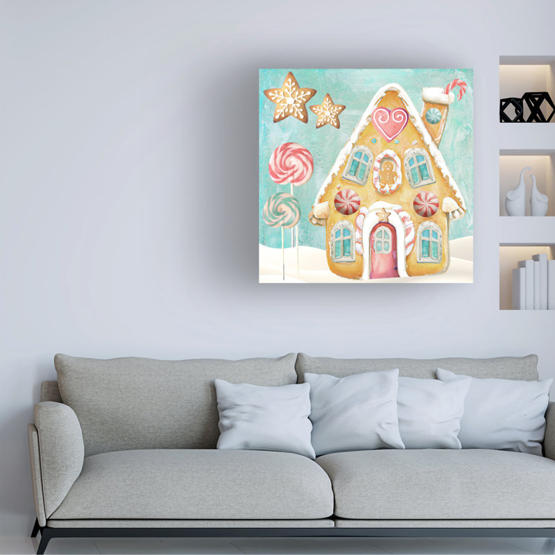 Art sur toile «Bachelor Sasha Gingerbread Land V», H 14 po x l 14 po
