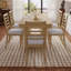 Ensemble de table de salle à manger 7 pièces, avec rallonge 18 ", table de cuisine rustique en bois 78" et chaises rembourrées 6 pièces, ensemble de table de salle à manger extensible