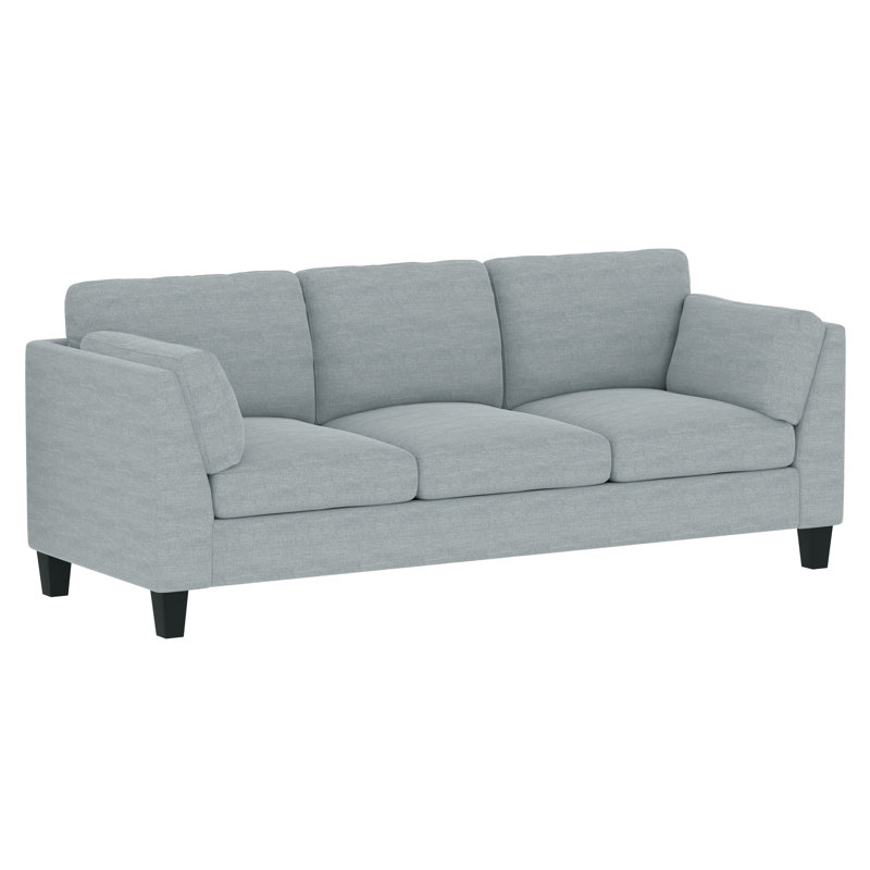 Soft Upholstered Sofa, Blue