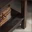 Table d'appoint avec tiroir, table d'appoint avec tablettes supérieure et inférieure, convient aux petits espaces