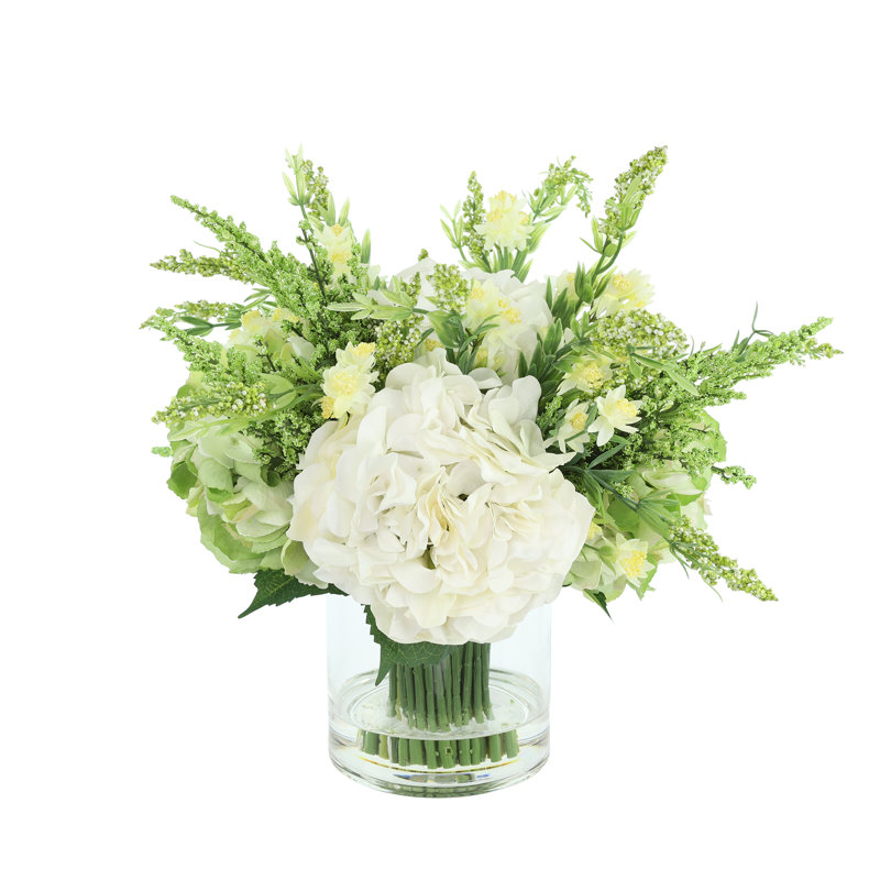 Hydrangea Arrangement in Vase