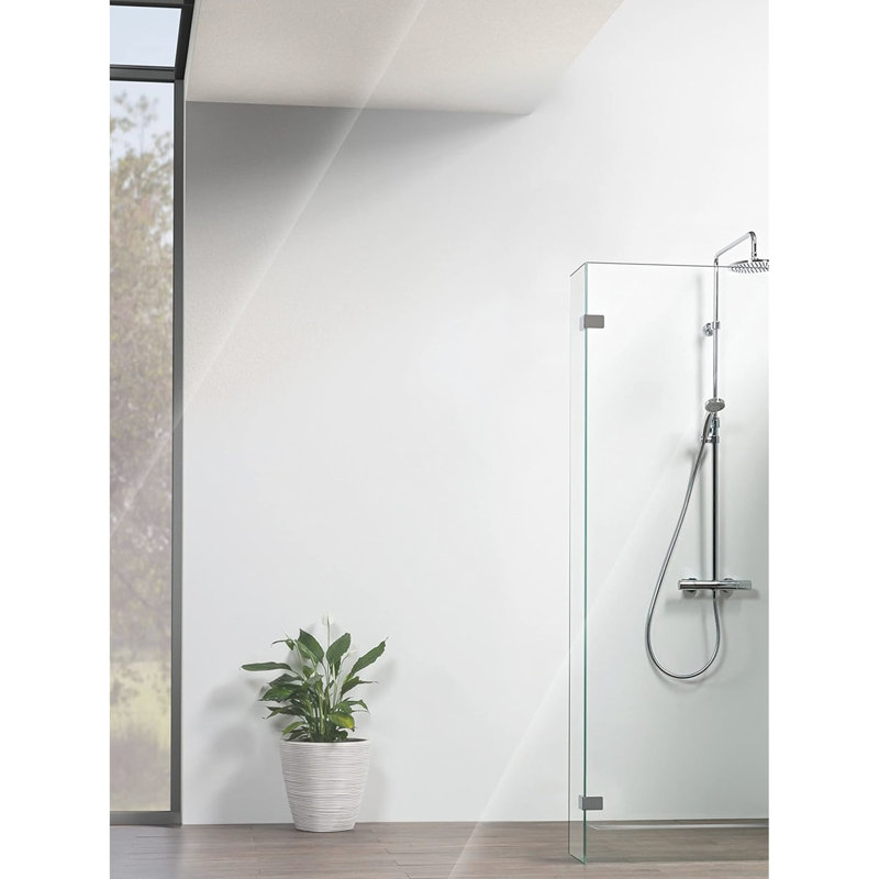 Miroir mural de salle de bain rectangulaire 30 po x 40 po, cadre argenté, verre haute qualité de haute qualité, aluminium rouillé, installation stable en miroir avec cadre en métal Étapes d'installation facile