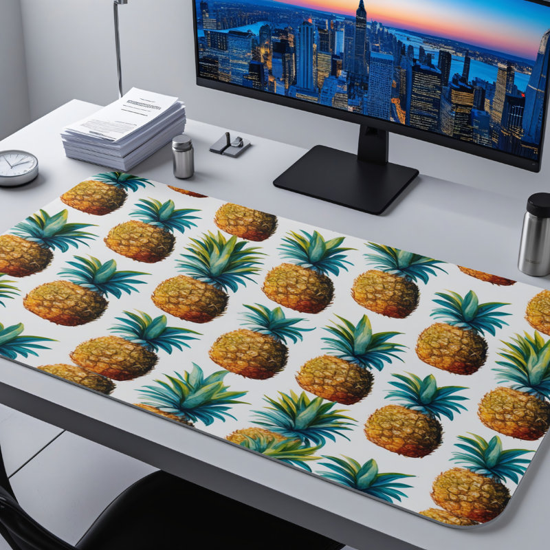Polyester Desk Pad, 14.4x12.1