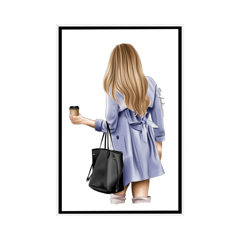 Out & About by Elza Fouche - Print on Canvas, 101.6 cm H x 66.04 cm W, White