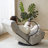Isabelle & Max Upholstered Manual Swivel Rocker Recliner with Phone Holder-695474642