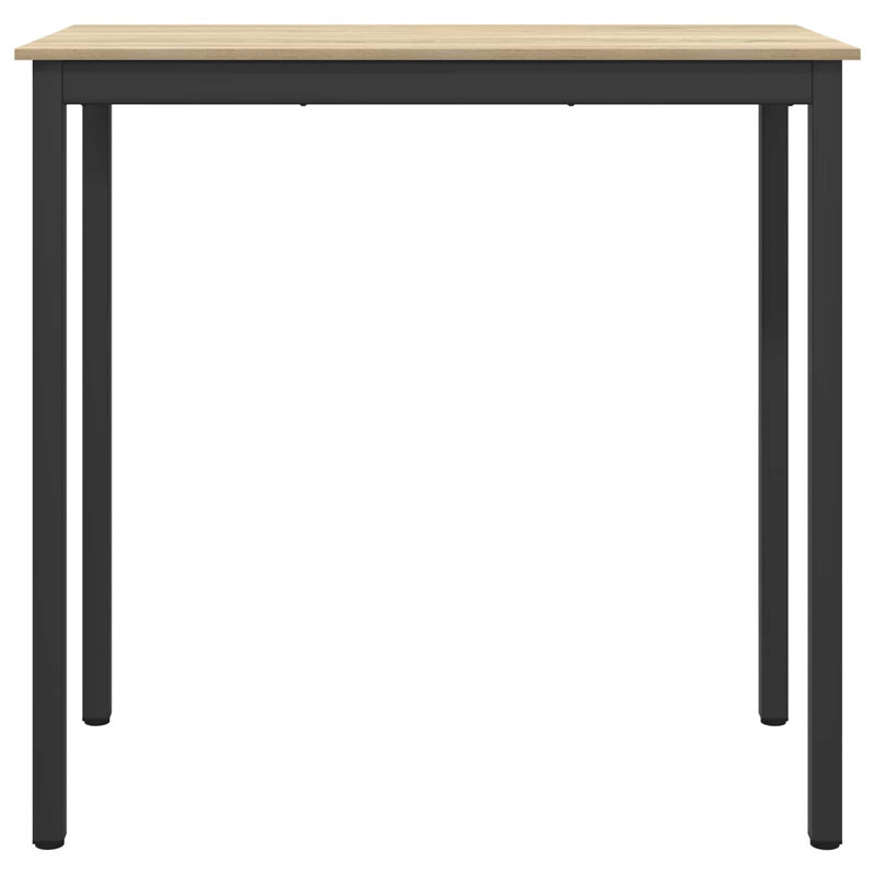 Standing Bar Table Engineered Wood, 105cmH x 110cmL x 55cmW, Oak