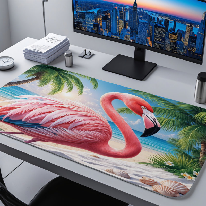 Polyester Desk Pad, 31.5x15.5