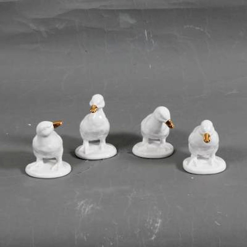 Ensemble de 4 figurines canard Ekaterina