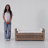 Boatwright 56'' W Flip Compartment Storage Rattan Upholstered Bench with Two Pillows and Solid Wood Feet
